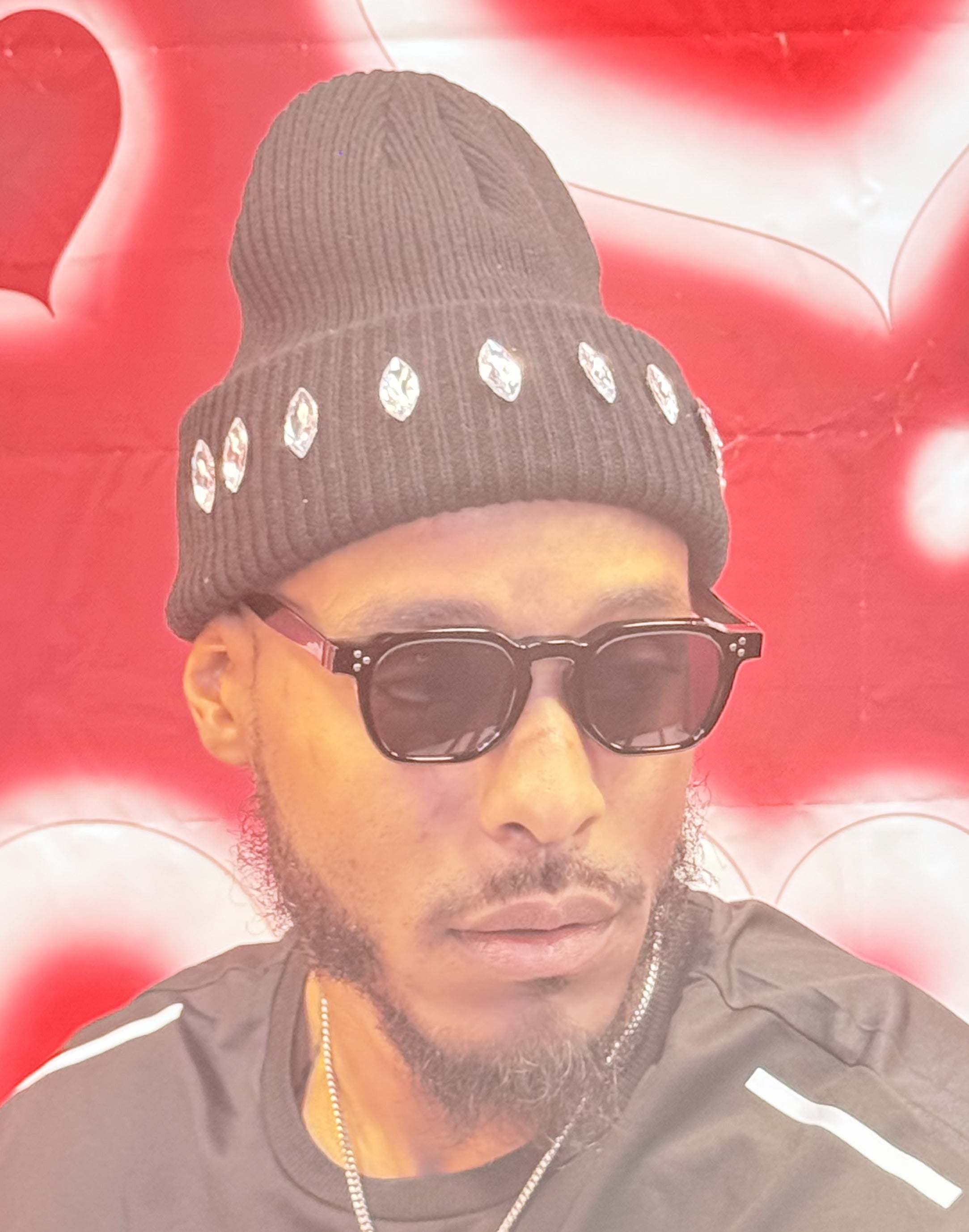 Lucky Star Rhinestone Beanie