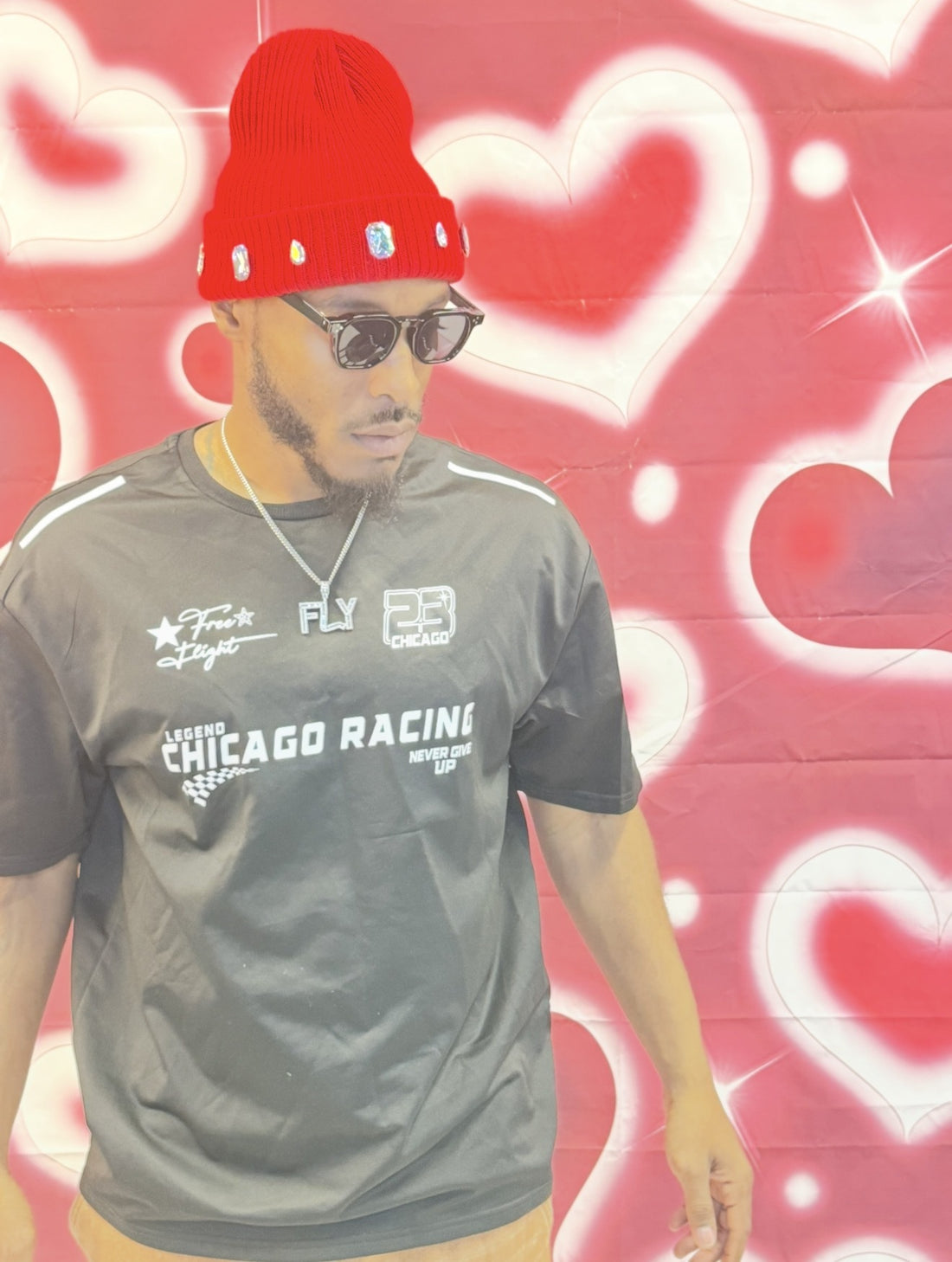 Lucky Star Rhinestone Beanie