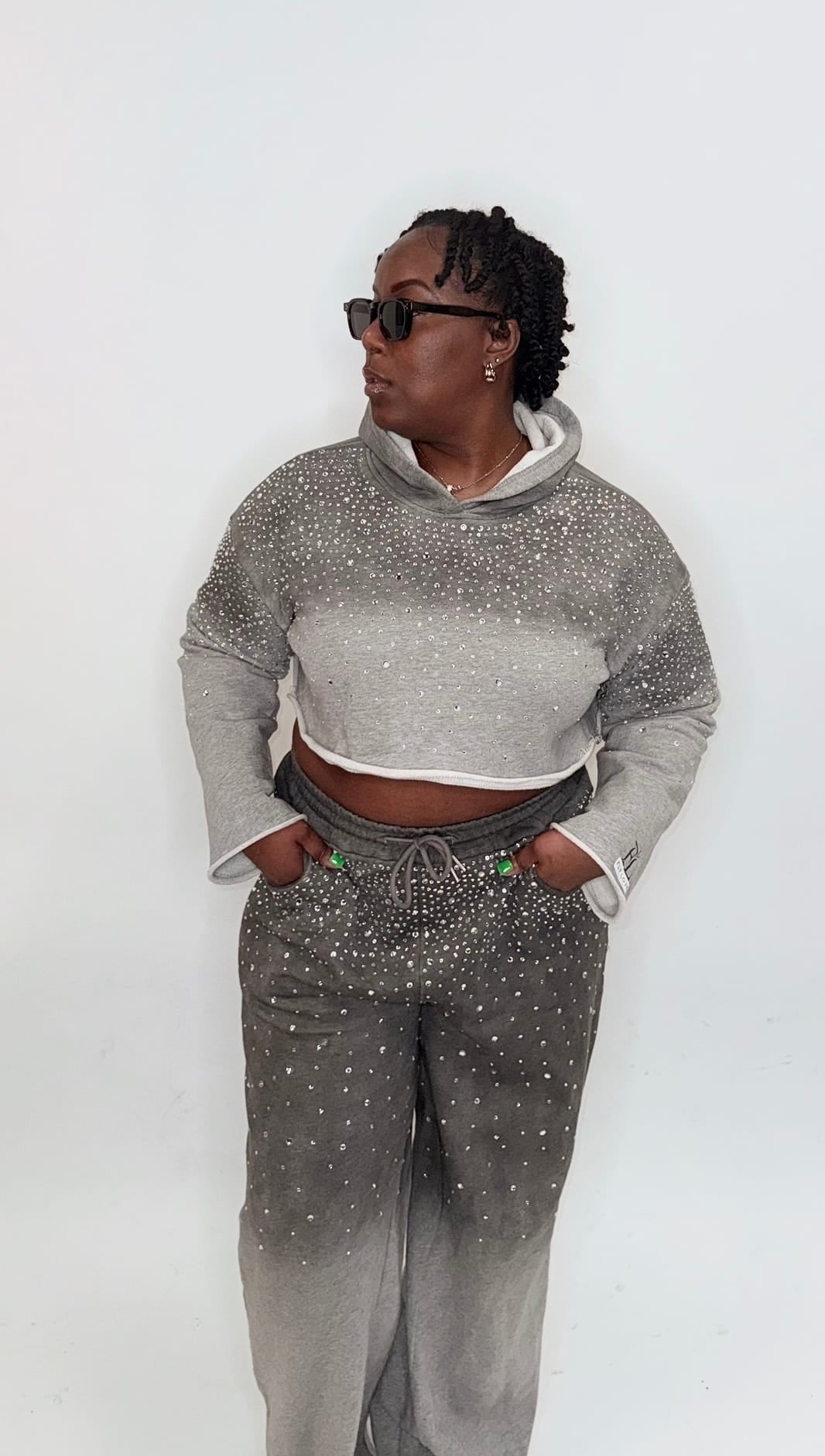 Fly Rhinestone Jogger